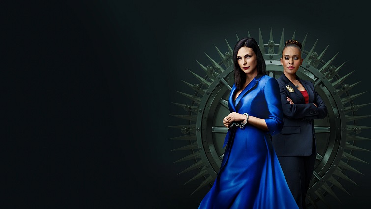 Morena Baccarin and Ryan Michelle Bathé as Elena Federova and FBI Agent Val Turner in The Endgame. Courtesy of NBC.