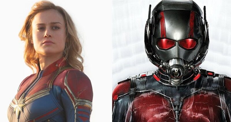 Captain Marvel and Ant-Man..