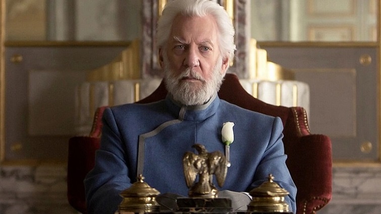 President Coriolanus Snow in the Hunger Games.